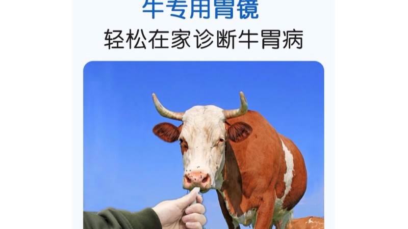 牛吃下塑料怎么辦？小?？醇遗Ｎ哥R（取物器）輕松解決！